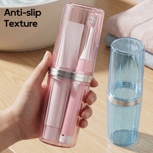 Kit <span class=keywords><strong>de</strong></span> Vaso <span class=keywords><strong>para</strong></span> Enjuague Bucal Ligero y Duradero, Portacepillos <span class=keywords><strong>de</strong></span> Dientes <span class=keywords><strong>de</strong></span> Plástico PP <span class=keywords><strong>para</strong></span> Viaje, Caja <span class=keywords><strong>de</strong></span> Almacenamiento <span class=keywords><strong>para</strong></span> Pasta <span class=keywords><strong>de</strong></span> Dientes - Product Image 6