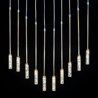 Lustre LED pour scène de mariage, décoration de table, accessoires d'éclairage pour événements