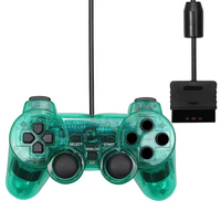 Mando de Juego con Cable Transparente para PS2, Joystick para PS2, Control Remoto para Juegos, Joypad, Manette