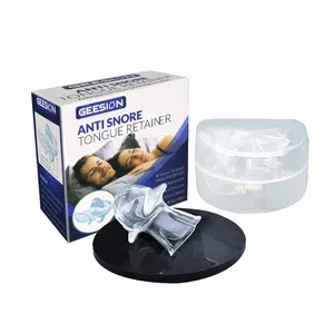 Retentor de silicone anti-ronco para dormir, auxílio macio para dormir