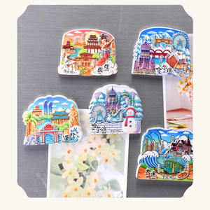 2025 Haute Qualité Logo Personnalisé Chine Résine Bois Cadeaux Promotionnels Souvenir Personnalisé Réfrigérateur Aimant 3d <span class=keywords><strong>En</strong></span> Bois Réfrigérateur Aimant - Product Image 3