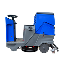 Autolaveuse autoportée, autonomie 4-5 heures, réservoir de solution 75L, réservoir de récupération 85L, brosse 560mm pour entrepôts et ateliers industriels
