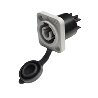 Connecteur PowerCon certifié audio professionnel SZFLD IP65 20A bleu et gris pour écran LED