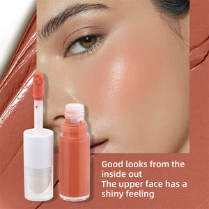 도매 블러셔 치크 페이스 블러셔 크리미 비건 매트 화장품 프라이빗 라벨 여성 맞춤 뷰티 리퀴드 블러쉬 - Product Image 2