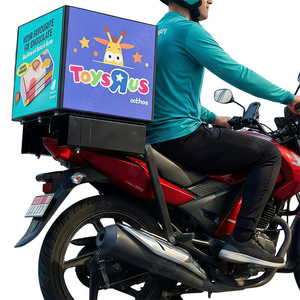 TENSHANG P2 P3 P5 Écran LED étanche 4G WiFi avec contrôle par <span class=keywords><strong>application</strong></span>, 500 mm, sans bordure sur 3 côtés, pour boîte de livraison de repas et publicité extérieure - Product Image 1