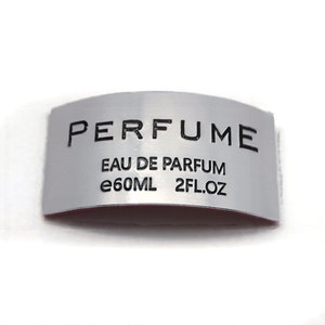 Plaque métallique pour flacon de parfum, Eau de Parfum 60 ml, étiquette en aluminium courbée, logo estampé pour emballage cosmétique - Product Image 5