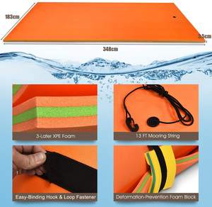 Colchoneta flotante XPE, juguetes acuáticos personalizados de fábrica, para entretenimiento en la playa, multijugador - Product Image 4