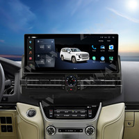Radio Mobil ZWNAV 15.6" Carplay untuk Toyota Land Cruiser 2007-2015, GPS Navigasi, Multimedia Player, Amplifier, Wifi 4G