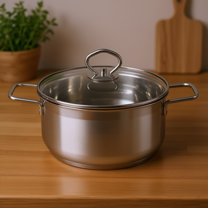 กระทะย่างเนื้อแมนฮัตตันขนาด1.7ลิตร16ซม. ทำจากสเตนเลส - Product Image 3