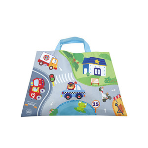 Sac de rangement pour jouets de bébé, <span class=keywords><strong>tapis</strong></span> de jeu pour bébé, <span class=keywords><strong>tapis</strong></span> de jeu souple pour bébé, <span class=keywords><strong>tapis</strong></span> de gym pour bébé, motif dessin animé amusant - Product Image 2