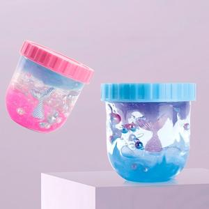 CHENXI 2026 Juego de Slime Transparente de Alta Calidad con Perlas de Sirena, Juguete Antiestrés de Lodo Cristalino para Apretar, Slime de Doble Color - Product Image 2