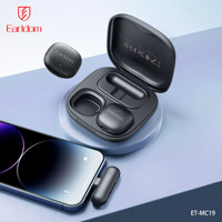 Microphone Lavalier sans Fil Professionnel Mini Earldom pour iPhone Android, Diffusion en Direct, Enregistrement de Jeux, Interview, Vlog