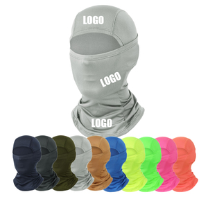 Venta al por mayor Balaklava personalizado su propio logotipo máscara de esquí motocicleta cara completa táctica pasamontañas sombrero proveedor - Product Image 2