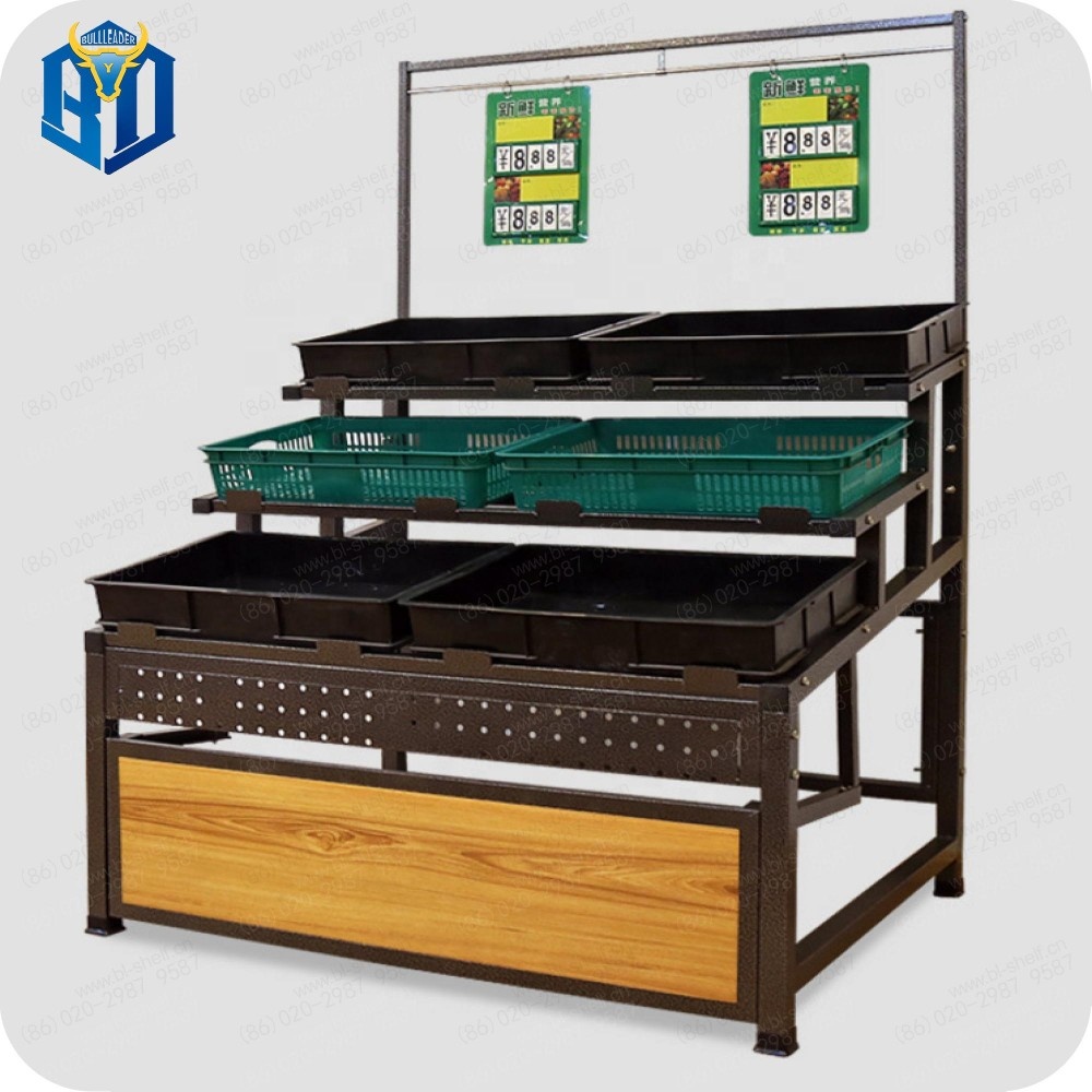 Fruit Rack - Heavy Duty Double-Sided Display Stand