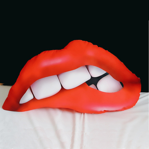 Phim hoạt hình sang trọng Đồ chơi màu đỏ môi ném gối tùy chỉnh nhồi bông đồ chơi sang trọng - Product Image 5