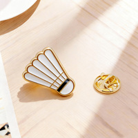 Broche personnalisée en émail souple ou dur pour équipe sportive (football, basketball, badminton, rugby) – Médaille souvenir, cadeau pour chapeau, sac, vêtements