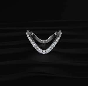 <b>Indian</b> Exporter Moissanite Engagement <b>Ring</b> Fine Jewelry Design For Wedding Anniversary And Gift Giving Available At Best Price - Product Image 5