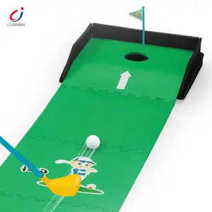 Chengji wholesale summer outdoors games sports toy set outdoor family interactive chipping sticky golf mat