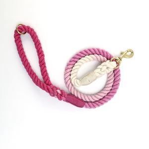 <span class=keywords><strong>Collar</strong></span> de color sólido hecho a mano para perro, correa de color ombré para mascota - Product Image 4