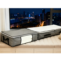 Sac de rangement en tissu non tissé pour édredons et draps – Organisateur anti-humidité pour rangement sous le lit