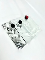 Sac en carton Doypack jetable avec robinet distributeur pour café chaud, eau, jus, vin, tailles personnalisées 1L, 2L, 3L