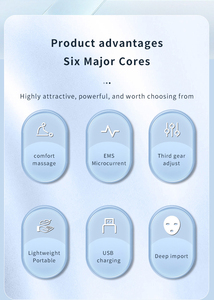 <b>Mini</b> Home Use Microcurrent Face Massage Device ABS Double Chin Remover Facial Lifting Beauty Equipment Handheld Skin Tightening - Product Image 2