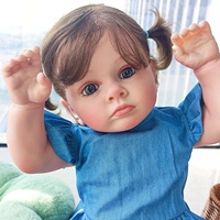Jouet pour enfants R&B, moules en silicone réalistes, taille réelle, corps entièrement en silicone, poupée reborn