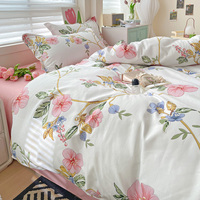 Ensemble de Literie en Polyester Brossé Épais pour Chambre d'Étudiant, 3 Pièces : Drap de Lit Simple, Housse de Couette et Taie d'Oreiller, Vente en Gros