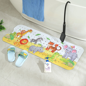 Tapis de bain antidérapant en PVC à prix abordable, tapis de douche antidérapant avec motif personnalisé - Product Image 3
