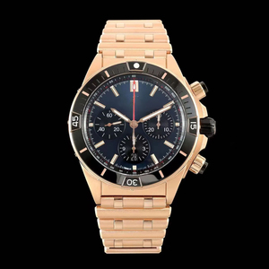 Men's <b>Chronograph</b> <b>Automatic</b> Mechanical Watch with Ceramic Bezel, Water Resistant, Business and Sports Watch - Product Image 1