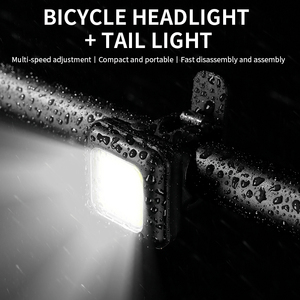 <span class=keywords><strong>Lampe</strong></span> <span class=keywords><strong>de</strong></span> Vélo à 3 Modes d'Éclairage, <span class=keywords><strong>Rechargeable</strong></span> par USB, Phare Avant et Feu Arrière, Ensemble <span class=keywords><strong>de</strong></span> Lumières LED 150 mAh pour Vélo - Product Image 4