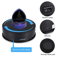 PULUZ Plateau tournant électrique USB 15 cm pour prise de vue vidéo et photographie