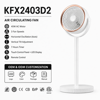 Ventilateur de table oscillant électrique pliable et portable, le mieux noté, avec crochet de suspension pour tente et randonnée