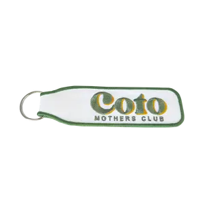 Factory Price Custom Your Logo Design High Quality Embroidery Keychain