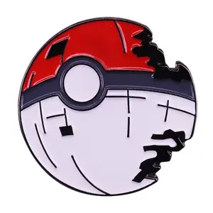 Ucuz özelleştirilmiş pokemon topu emaye pin