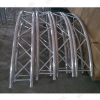 SIL Aluminio Concierto al aire libre Círculo redondo Truss Techo curvo Iluminación Truss Arco Etapa Techo Truss Sistema de diseño para la venta
