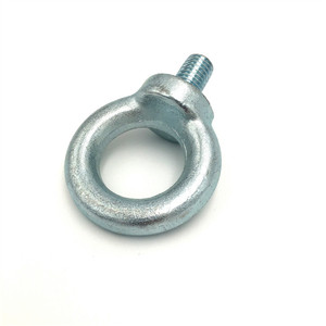 Parafuso Olhal M10*50 UNC Zincado Azul e Branco de Alta Qualidade Grau 4.8 e Grau 8.8 para Cargas Pesadas - Product Image 1