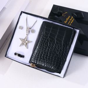 Men's Metal Eco-friendly Wallet Jewelry & <b>Gift</b> <b>Set</b> for Father's Day and Other Holidays - Product Image 1