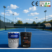 Peinture acrylique industrielle pour sols extérieurs, résistante aux UV, pour terrains de tennis