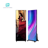 Display LED Pieghevole P1.86 per Interni, Schermo LED da Pavimento 640*1920mm, Controllo WIFI, Display LED Portatile