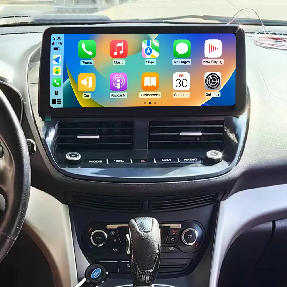 12.3 "안드로이드 13 자동차 라디오 포드 쿠가 C-최대 탈출 2013-2018 자동차 스테레오 GPS 네비게이션 DSP Carplay