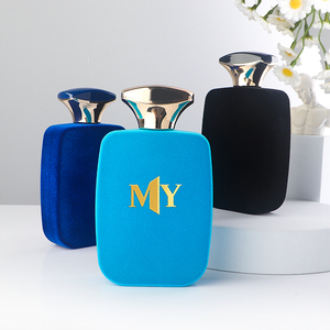 Nuevo frasco de perfume de vidrio flocado de 100 ml, el más vendido, con tapa exquisita para rellenar perfumes de marca personal - Product Image 1