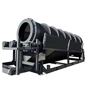 Installation de criblage de sable à double pont <span class=keywords><strong>Compost</strong></span> de minerai d'extraction Trommel Écran vibrant Séparateur de pierres de gravier Moteur Noyau pour ferme - Product Image 3