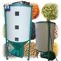 Séchoir à grains de riz électrique automatique Petit séchoir à grains vertical Machine de séchage de blé mobile portable