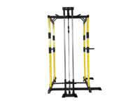WOT FITNESS Banc de musculation multifonctionnel avec support pour squats, utilisation domestique, capacité 100 LBS, tube 50x1.5MM, barre parallèle pour haltères, abdominaux