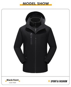 <span class=keywords><strong>Giacca</strong></span> Bomber 3 in 1 Smart Riscaldante da Uomo, Antivento, Impermeabile, Unisex, Invernale, Termica, con Cappuccio Staccabile, per Pesca e Attività all'Aperto - Product Image 4