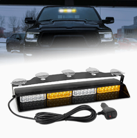 Neue Auto-Saugnapf-Stroboskoplampe 24LED Schaufel-Front- und Heck-Saugnapf-Stroboskop-Warnleuchte Notfallblitzer