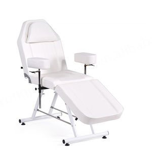 Cama de Spa de masaje plegable ajustable para salón de belleza moderno a precio barato, mesa de masaje portátil con Control Manual marrón - Product Image 2