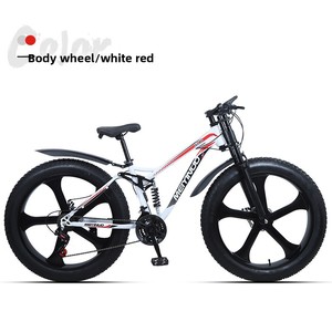 Vélo de montagne pliable en acier au carbone avec suspension de fourche et suspension souple, personnalisable OEM, logo OEM modifiable, vente en gros directe usine - Product Image 4