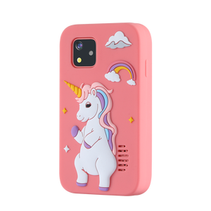 Étui de protection en silicone pour smartphones <span class=keywords><strong>d</strong></span>'enfants, photos, vidéos, jouets éducatifs, téléphones multifonctionnels mignons <span class=keywords><strong>à</strong></span> motifs de dessins animés - Product Image 3
